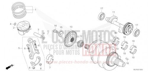 VILEBREQUIN/PISTON CBR500RAT de 2026